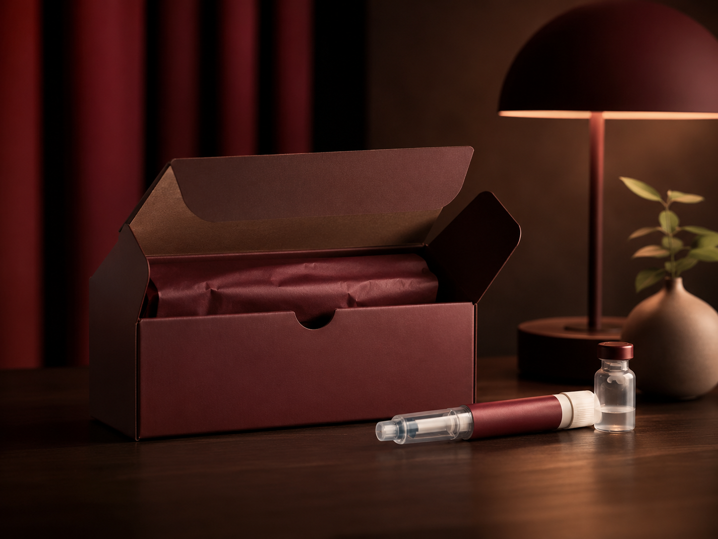 Plain, unbranded delivery packaging
